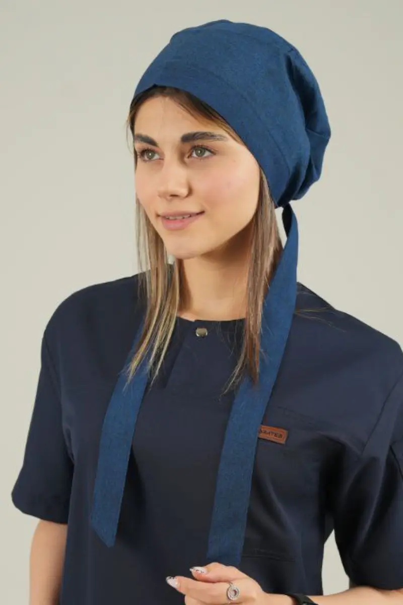 photo-output (88) اسکراب پزشکی ساده بند بلند رنگ ابی درباری