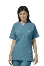 اسکراب پزشکی یقه پاکتی ابی روشن